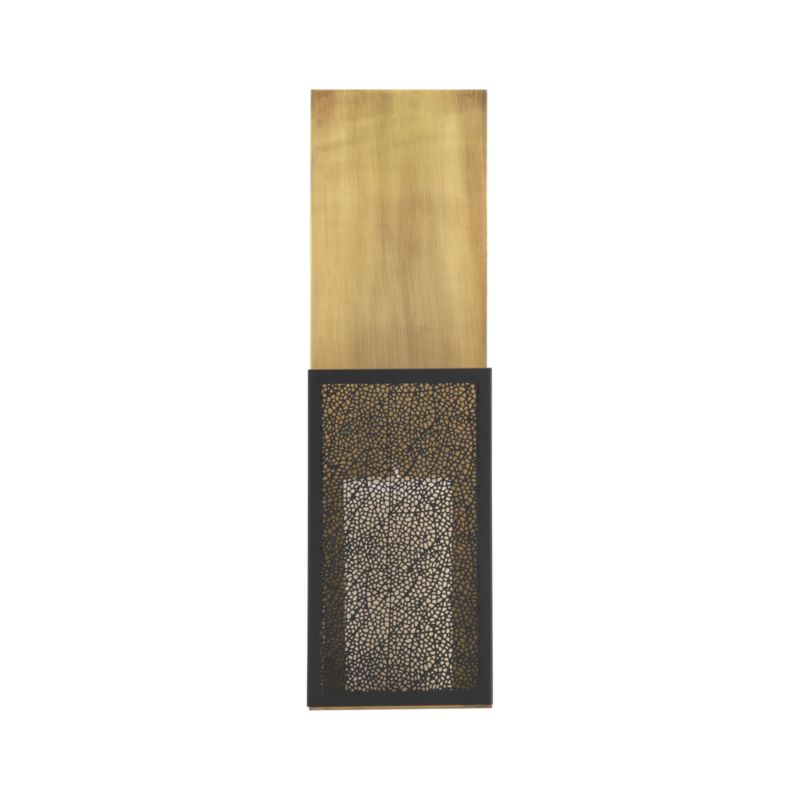 Crate And Barrel Wall Sconce - Charles Bronze Wall Sconce From Crate Barrel, Eclipse Antiqued ...